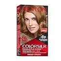 Revlon Colorsilk Beautiful Color Permanent Hair Color, Long-Lasting High-Definition Color, Shine & Silky Softness with 100% Gray Coverage, Ammonia