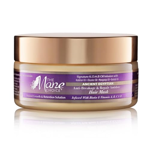 The Mane Choice Ancient Egyptian Anti-Breakage & Repair Antidote Hair Mask for Coily, Wavy & Curly Hair, 8 Ounce