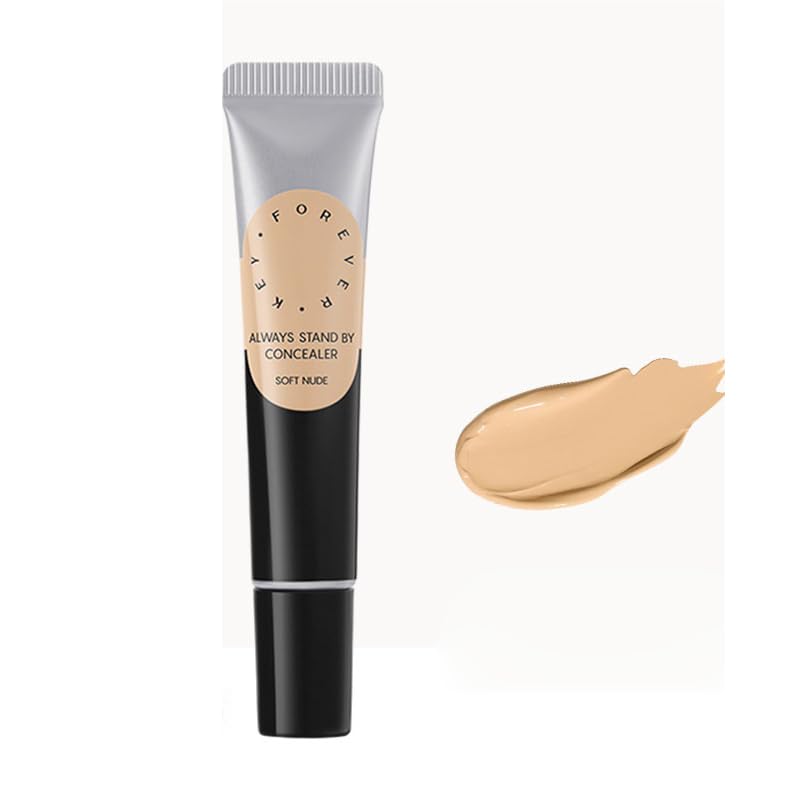 1PC Always Stand by Concealer, Multi Purpose Moisturizing Highlighter Concealer Cream to Create Flawless Makeup, 10g (03#)