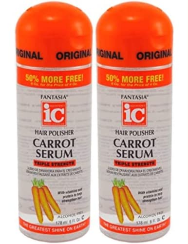 Fantasia Serum 6 Ounce Carrot Hair Polisher (178ml) (2 Pack)