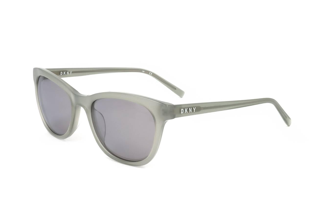 DKNY Women's DK502S Square Sunglasses, Milky Cement, 53/19/135