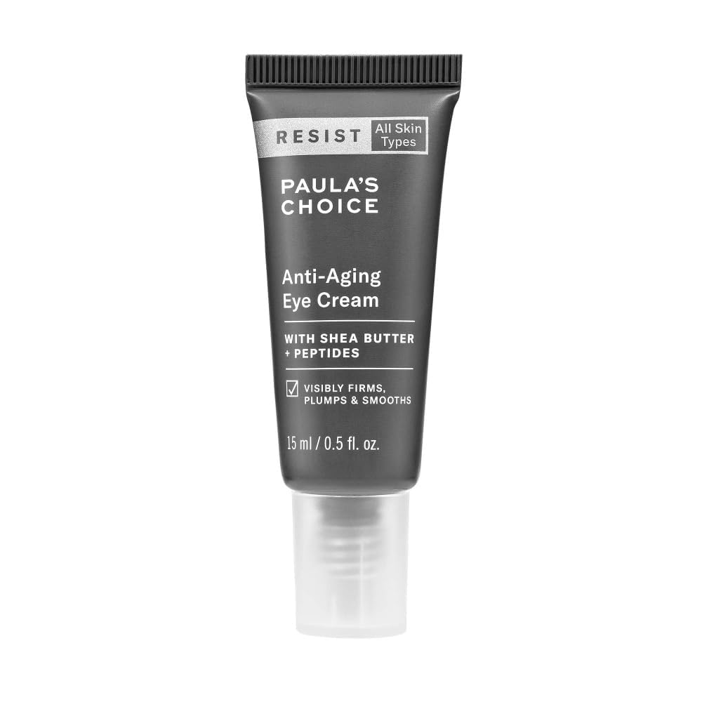 Paula's Choice RESIST Anti-Aging Eye Cream with Shea Butter & Vitamin C for Puffy Eyes, Wrinkles, Fine Lines & Crow's Feet, 0.5 Fl Oz