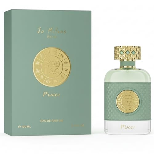 Jo Milano Zodiac Pisces Eau De Parfum Spray | 3.4 oz (100ml) | Sweet, Coconut, Vanilla, Oud, Warm, Mint Scent | Long Lasting Fragrance for Women
