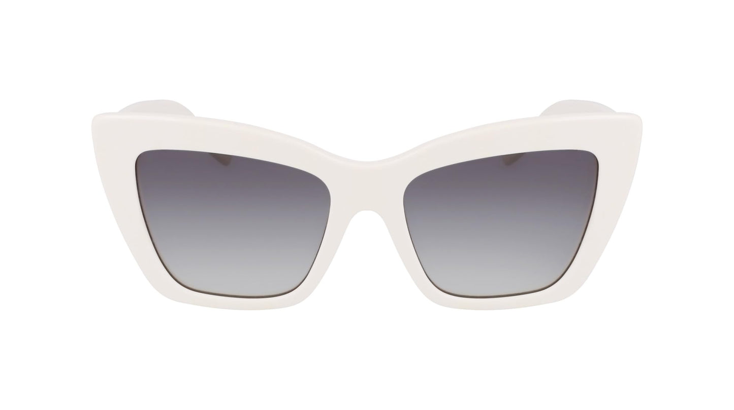 KARL LAGERFELD Women's Sunglasses KL6158S - White with Gradient Green Lens