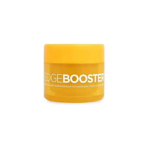 Style Factor Edge Booster Extra Strength and Moisture Rich Pomade 0.85oz Mini Travel Size (0.85oz, Pack of 1, Citrine)