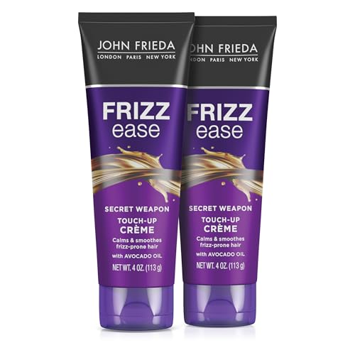 John Frieda Frizz Ease Secret Weapon Touch-Up Crème, Smoothing Cream for Flyaways, Frizz-Free & Split Ends, Infused with Avocado Oil to Seal in