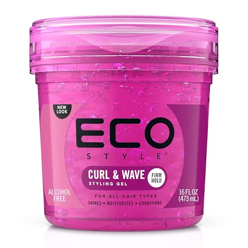 Ecoco Eco Style Hair Gel - Curl And Wave - Anti-Itch, Alcohol-Free Formula - Perfect Hold For Angled Or Tapered Sides - Ideal For Wavy Hair - No