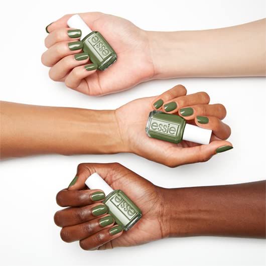 essie nail polish, ferris of them all collection, muted khaki-green nail color with a cream finish, win me over, 0.46 fl. oz. Beauty & Personal Care essie