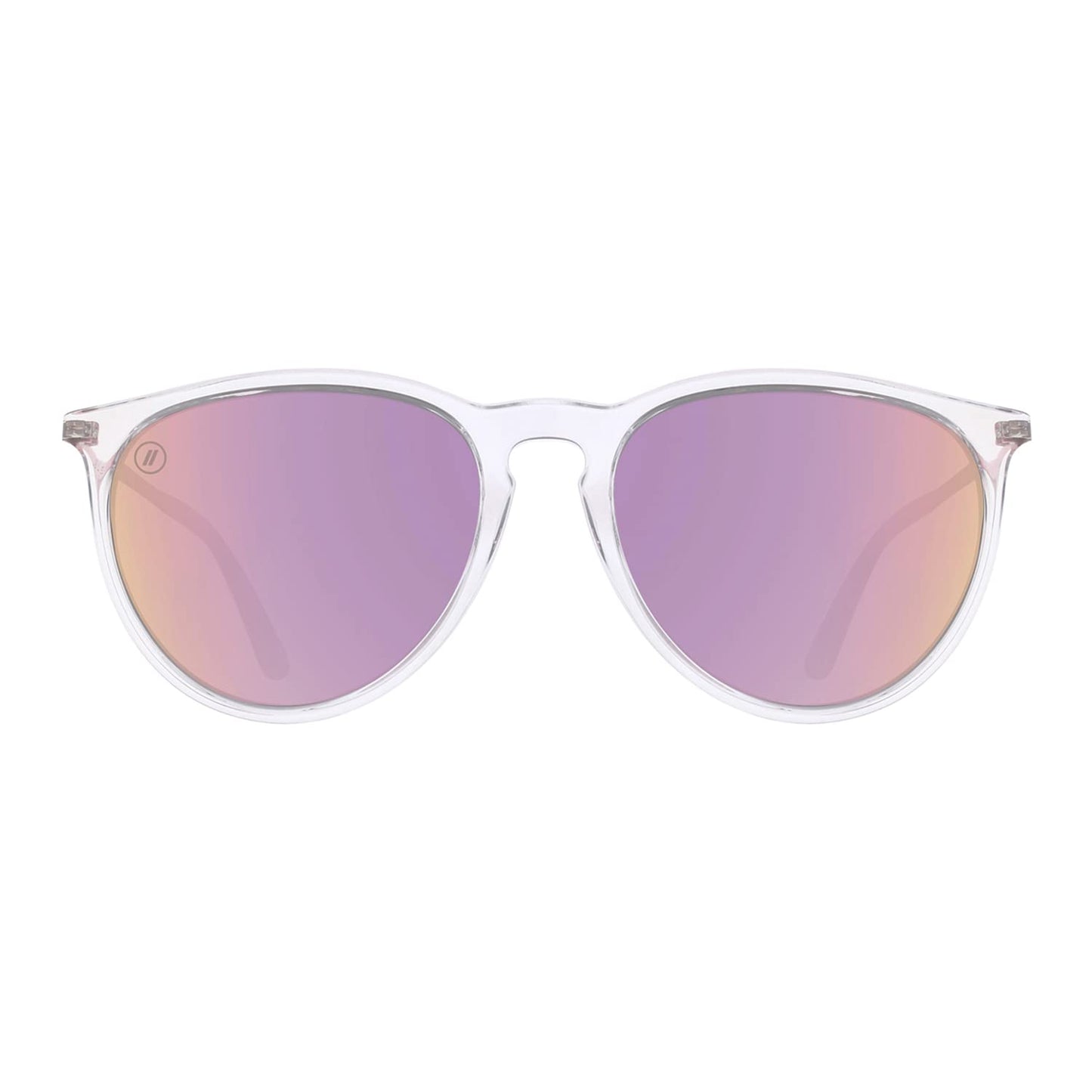 Blenders Eyewear North Park - Polarized Sunglasses - Classic Shape, Mixed Metal Frame - 100% UV Protection - For Women - Aspen Rose