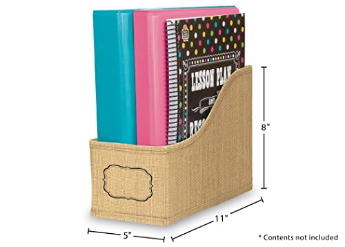Teacher Created Resources Burlap Book Bin (TCR20835)