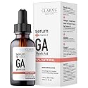 CLARA'S NEW YORK Glycolic Acid Facial Serum with Vitamin E for Exfoliating Smoothing Glowing Face Skin - Made in USA 30ml (1Fl/Oz) (Glycolic Acid)