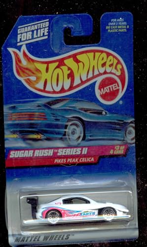 Mattel Hot Wheels 1999 1:64 Scale SWEET TARTS Sugar Rush Series II White Pikes Peak Celica #971- 3 of 4 by Hot Wheels
