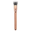 MODA Metallics Stippler Makeup Brush - Duo-Fiber Face Brush for Airbrushed Foundation, Blush & Highlighter