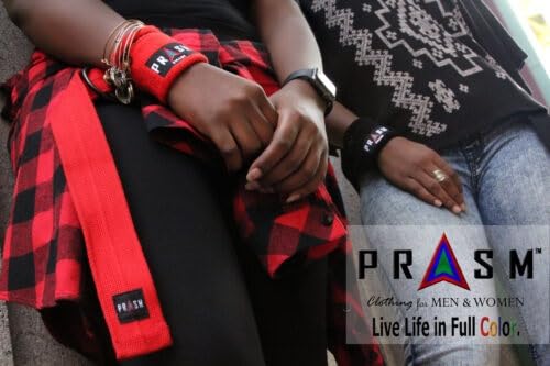 Prasm Mens Womens D-ring Canvas Solid Color Web Belt (Khaki, B: 53" Length)