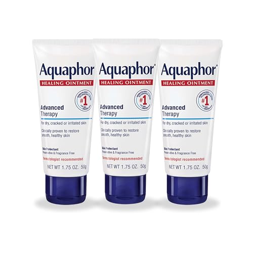 Aquaphor Advanced Therapy Healing Ointment, Hypoallergenic, Fragrance Free Body Moisturizer for Dry Skin and Minor Wound Care, Travel Size Skin Care Beauty & Personal Care Aquaphor