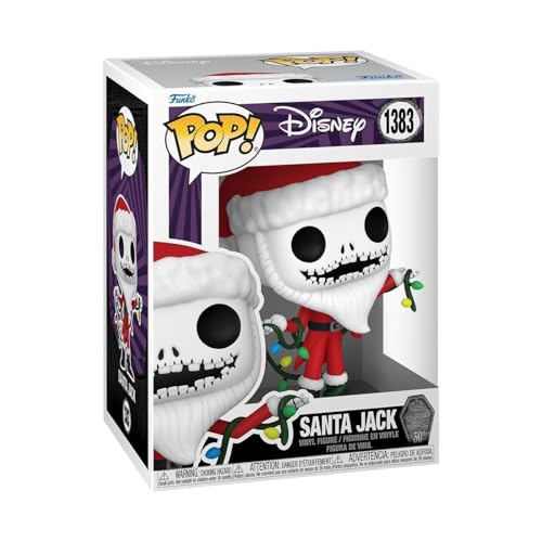 Funko POP! Disney: The Night Before Christmas 30th - Santa Jack Skellington - Collectable Vinyl Figure - Gift Idea - Official Merchandise - for Kids…