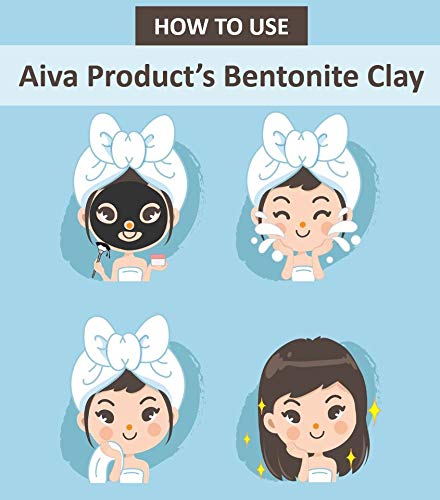 Aiva Indian Healing Clay | Deep Pore Cleansing Facial & Body Mask | Healthcare 100% Natural Calcium Bentonite Clay - 1lb