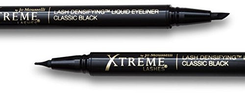 Xtreme Lashes Lash Densifying Liquid Eyeliner, Classic Black, Smudge-Resistant, Dual-Tip, Long-Lasting Make Up, Hypoallergenic, Safe for Eyelash