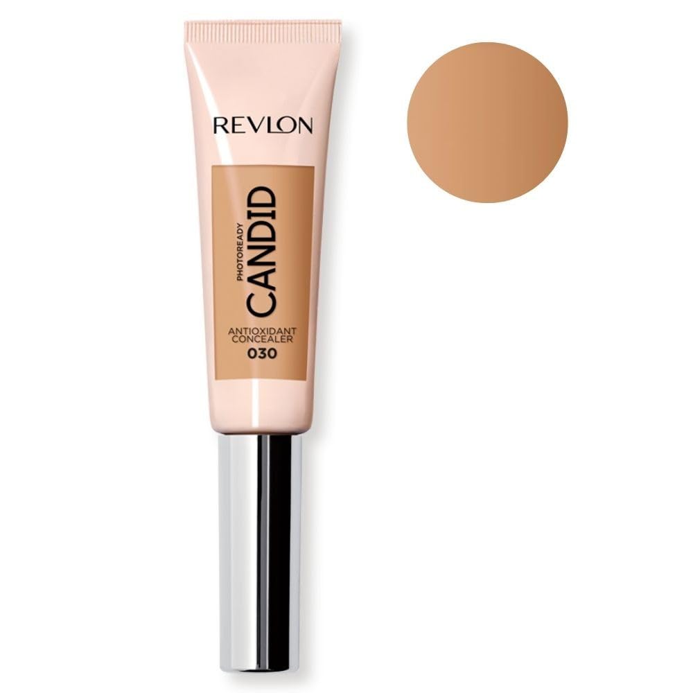 Concealer Stick by Revlon, PhotoReady Candid Face Makeup with Anti-Pollution & Antioxidant Ingredients, Longwear Medium-Full Coverage Infused