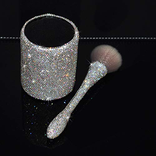 Bestbling Bling Rhinestone Large Mineral Powder Brush Makeup Brush Cosmetic Brush Foundation brush Perfect For Large Coverage Powder Bronzer Blush