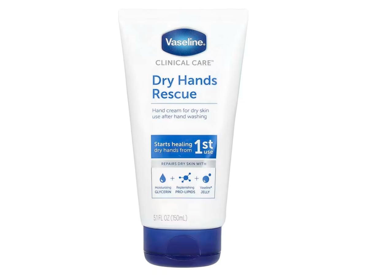 Vaseline Clinical Care™, Dry Hands Rescue, Fragrance Free, 5.1 fl oz (150 ml)