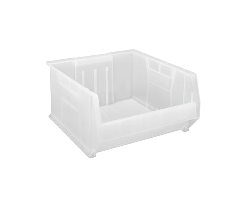 Quantum Storage QUS957 Plastic Stacking Hulk Container - 23-7/8" x 22-1/2" x 12" - 1 Pack