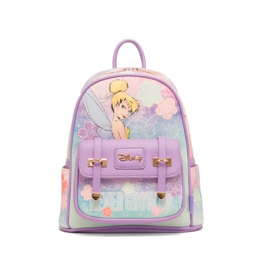 Wondapop Disney Tinker Bell Never Grow Up 11" Vegan Leather Mini Backpack