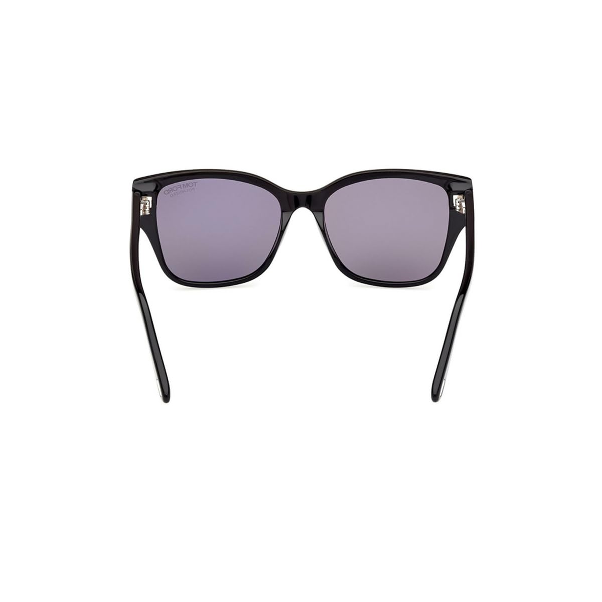 Tom Ford Elsa Polarized Smoke Butterfly Ladies Sunglasses FT1108 01D 55, Shiny Black