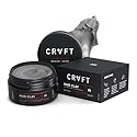 CRVFT Hair Clay 2oz | Medium Hold/Zero Shine Matte Finish | Add Volume & Texture | Ideal for Textured, Short & Medium Styles | Reworkable | [High