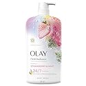 Olay Body Wash for Women, Fresh Radiance, 24/7 Skin-Loving Freshness, Visibly Radiant, Plant Based Cleansers, Vitamin B3 & Antioxidant Blend, For All