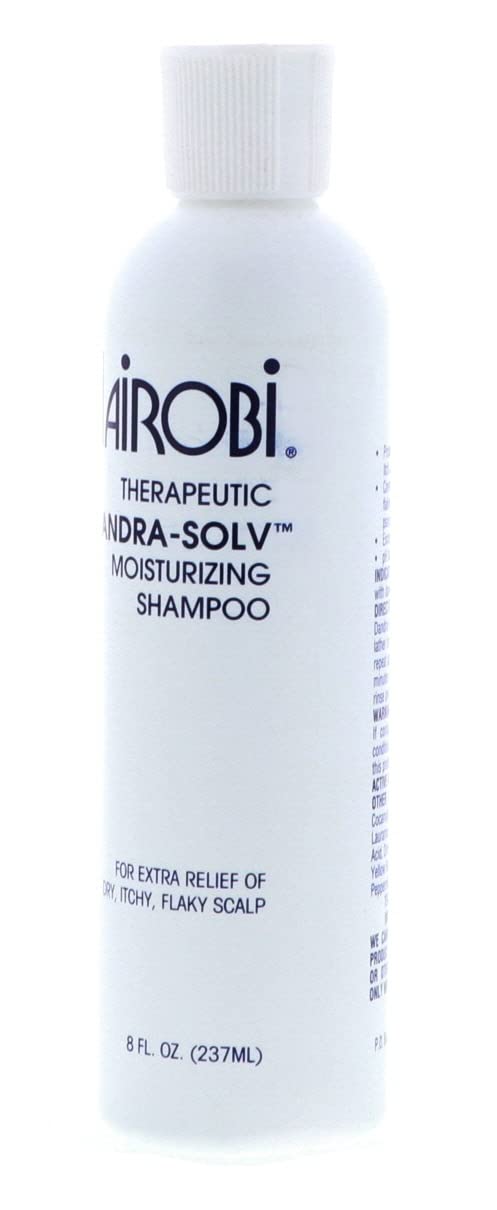 Therapeutic Dandra-Solv Moisturizing Shampoo for Unisex By Nairobi, 8 Ounce