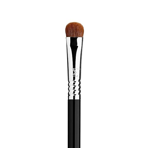 Sigma Beauty Professional E55 Eye Shading Brush - Eye Makeup Brush for Even Base Application - Soft, Dense Eyeshadow Makeup Brush for Primer, Cream