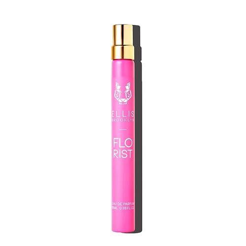 Ellis Brooklyn FLORIST Eau de Parfum, Travel Sized Floral Perfume for Women with Italian Bergamot, Tuberose & Cedarwood, Vegan, Cruelty-Free,