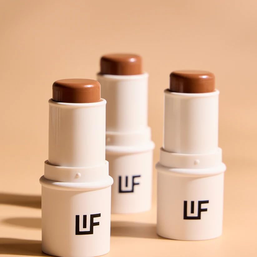 LIF Cosmetics Velvet Stick Bronzer - Multitasking Cream Bronzer Stick for Face, Eyes & Lips | Lightweight, Glide-On Warmth for Sun-Kissed Radiance