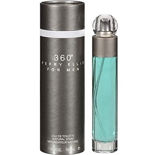 Perry Ellis 360 By Eau De Toilette Spray For Men, Clear, 6.7 Ounce