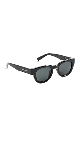 Saint Laurent Women's SL 675 Sunglasses, Black-Black-Black, One Size