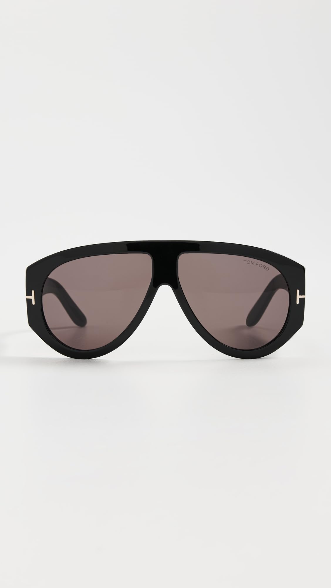 Tom Ford Women's Bronson Sunglasses, Shiny Black, One Size