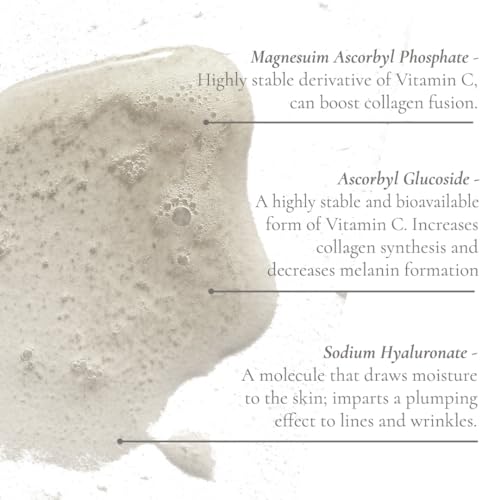 Glowbiotics Advanced Vitamin C Brightening Serum with Probiotics & Hyaluronic Acid - Collagen Boost, Reduces Wrinkles & Dark Spots, Evens Tone