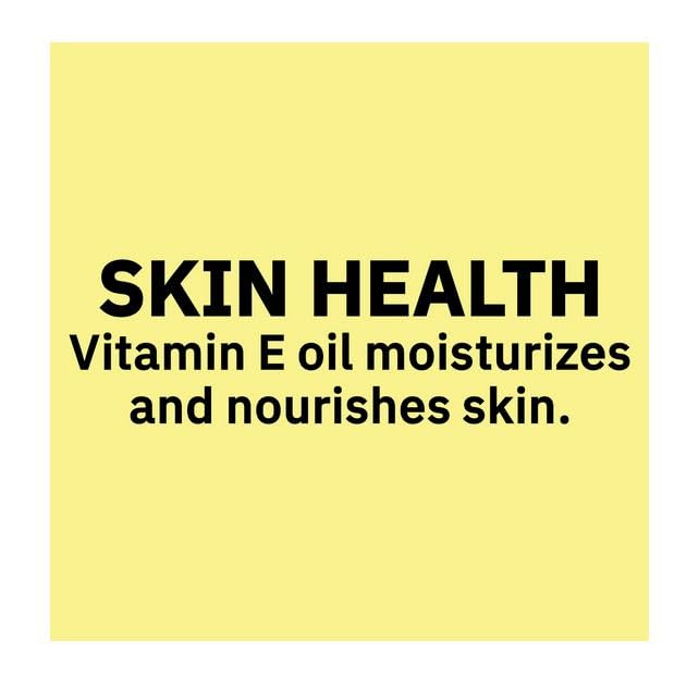 Spring Valley Vitamin E Skin Oil, 24,000 IU, 3 fl oz | Moisturizing Oil for Healthy, Smooth & Hydrated Skin | Nourishing Vitamin E for Face, Body