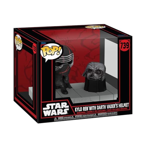 Funko Pop Deluxe: Star Wars: Star Wars Darkside - Kylo Ren with Darth Vader's Helmet - Collectable Vinyl Figure - Gift Idea - Official Merchandise…