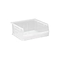 Quantum QUS235CL Clear Ultra Stack and Hang Bin, 10-7/8" x 11" x 5" Size (Pack of 6)