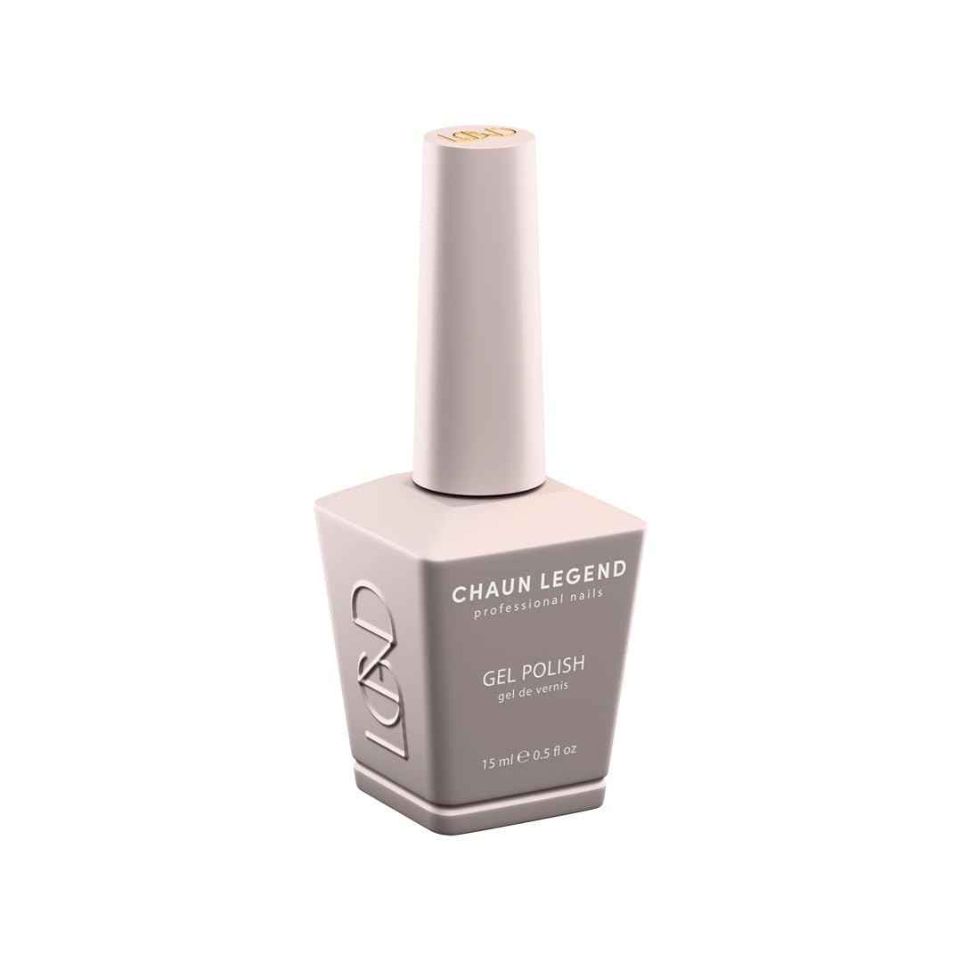 Chaun Legend Gel Nail Polish | Diamond Dust LG5122 (sparkly light nude) | Soak Off UV LED Cure Gel Polish High Gloss 15ml Beauty & Personal Care Chaun Legend Professional Nails