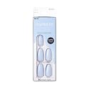 KISS imPRESS Color No Glue Mani 30 Pcs Press On Nails, Light Blue, Medium Size, Coffin Shape, Simple Peel & Press Easy Apply, Hassel-Free Removal Beauty & Personal Care imPRESS