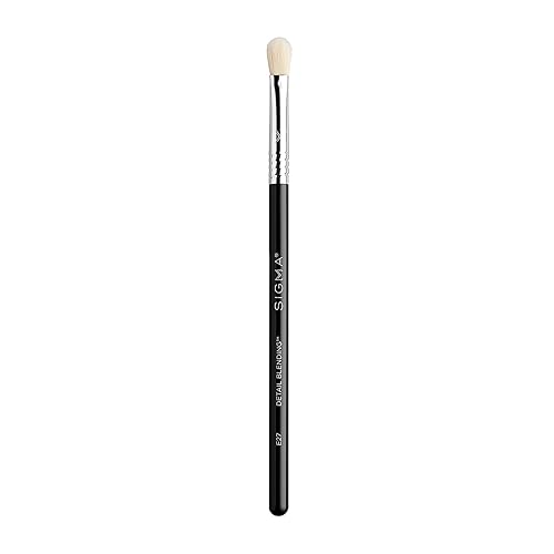 Sigma Beauty Professional E27 Detail Eyeshadow Blending Brush - Eyeshadow Application and Blending Brush - Apply Pigment and Blend Harsh Lines for a