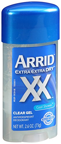Arrid Extra Dry Cool Shower Clear Gel Antiperspirant and Deodorant, 2.6 Ounce
