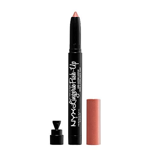 NYX PROFESSIONAL MAKEUP Lip Lingerie Push-Up Long Lasting Plumping Lipstick - Dusk To Dawn (Warm Beige Nude)