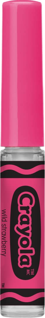 Lip Smacker Crayola Liquid Lip Gloss 5 Party Pack, 0.45 Fl. Oz, Firefly Red Punch, Wild Strawberry, Plumsicle, Aquamarine Magic, Green Jelly Bean