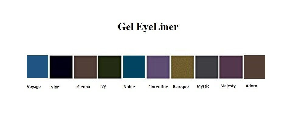 Superwear Gel Eye Liner Pencil - Smudge Proof and Long Lasting Intense Pigmented Matte Color - Easy to apply on waterline (Adorn)