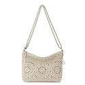 The Sak Lumi Convertible Crossbody Purse - Hand Crochet Women's Handbag for Everyday & Travel, 3-in-1 Small Crossbody Bag With Zipper Closure…