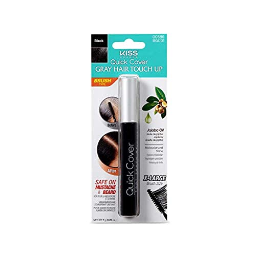 Red by Kiss Color Change Shampoo - Permanent Hair Color with 100% Gray Coverage, Quick 7-10 Minute Formula, No Tools Needed, Herbal Extracts, Includes